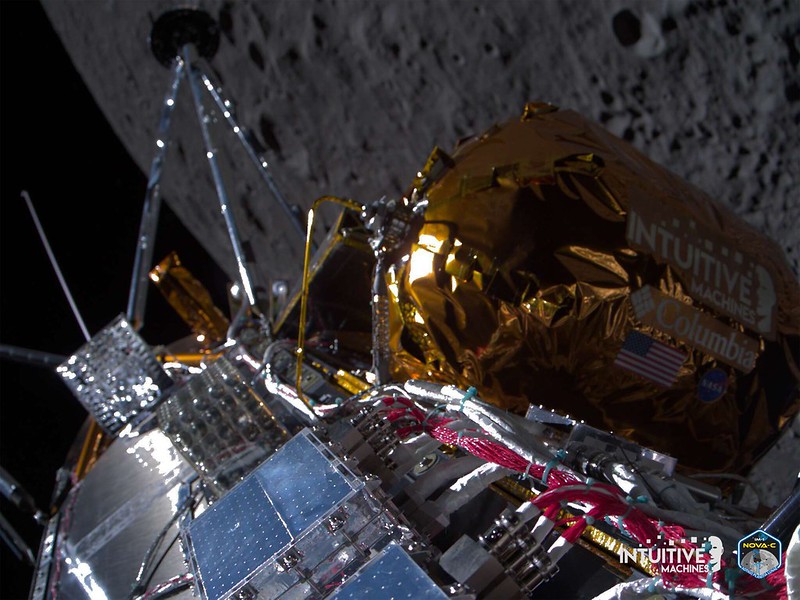 米宇宙企業インテュイティブ・マシーンズの月着陸船が着陸に成功　民間企業で世界初