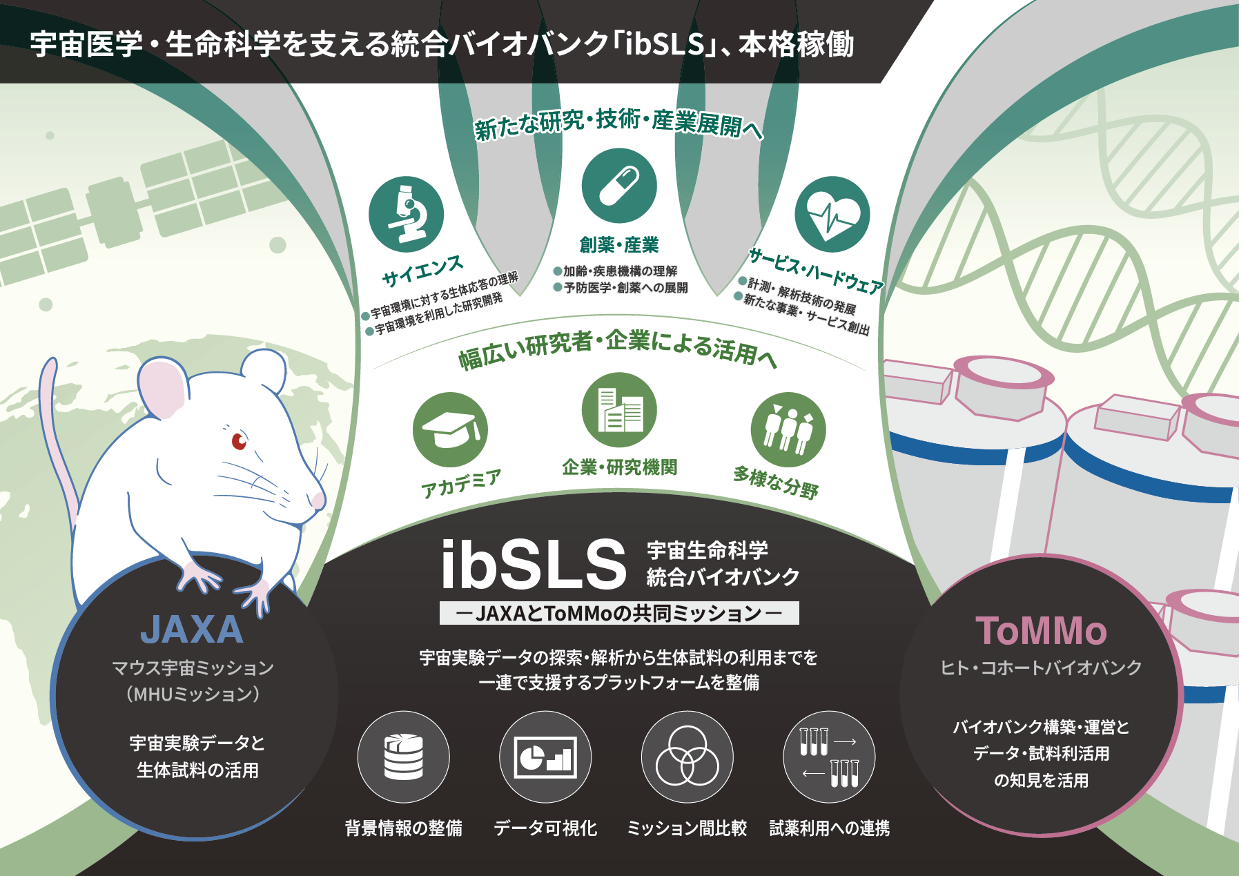 JAXAと東北大、マウス宇宙実験データのプラットフォームを本格稼働　加齢や創薬など、生命科学研究への応用を期待