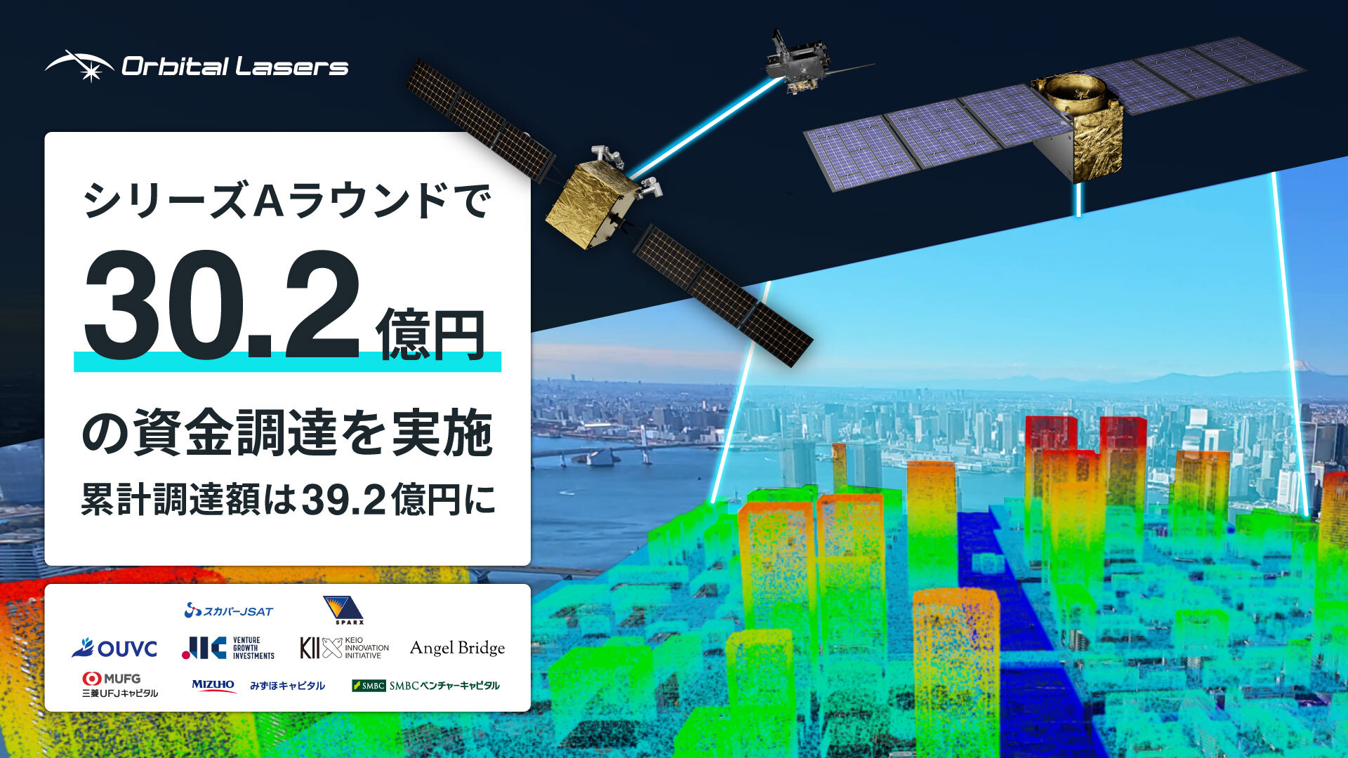 3/23宇宙ニュース・スカパーJSAT発のOrbital Lasersが30.2億円調達 ほか3件