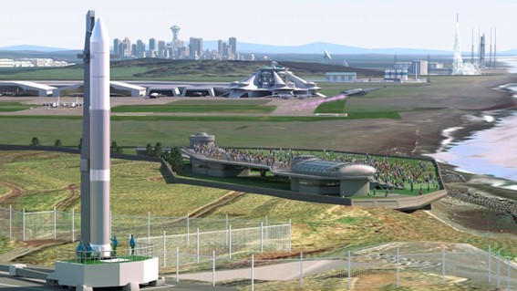 北海道スペースポート　将来イメージ図